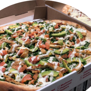 CHICKEN AVOCADO PIZZA