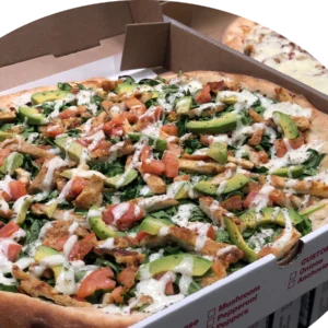 CHICKEN AVOCADO PIZZA