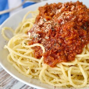 Pasta with Meat Sauce